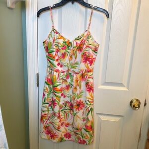 J. Crew Cami Satin Summer Dress With Pockets